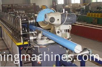 round downspout sheet roll forming machine