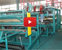 Fully automatic PU sandwich panel rolling forming machine production line