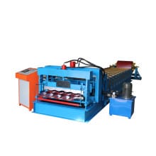 Glazed Types Of Roof Tiles Making Machine