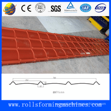 High precision glazed tile roof sheet production line