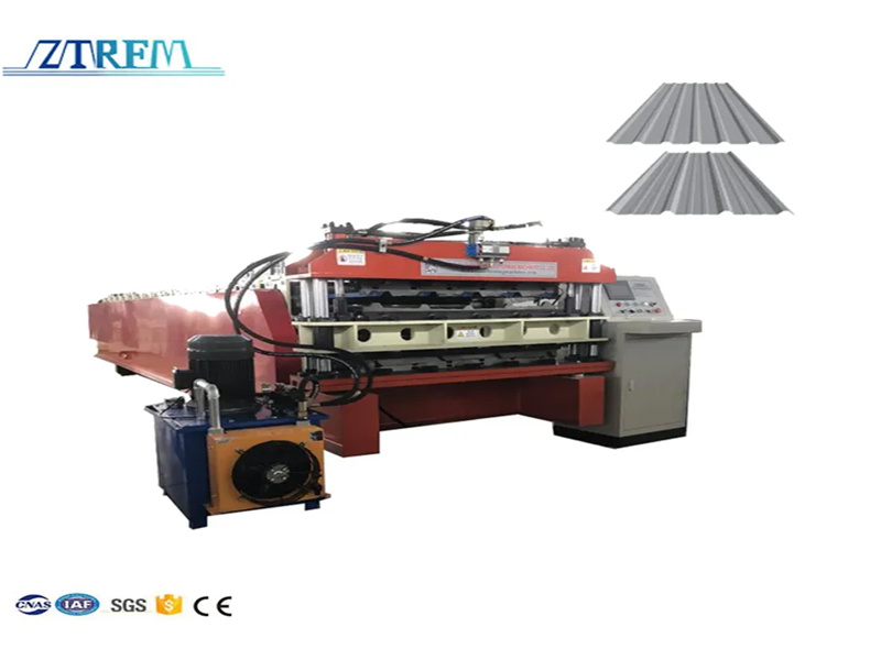 The Tr4 Tr5 Roofing Double Layer Roll Forming Machine